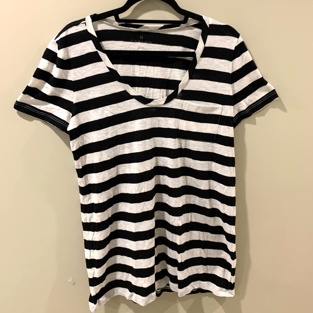 NWT Striped Caslon Tee